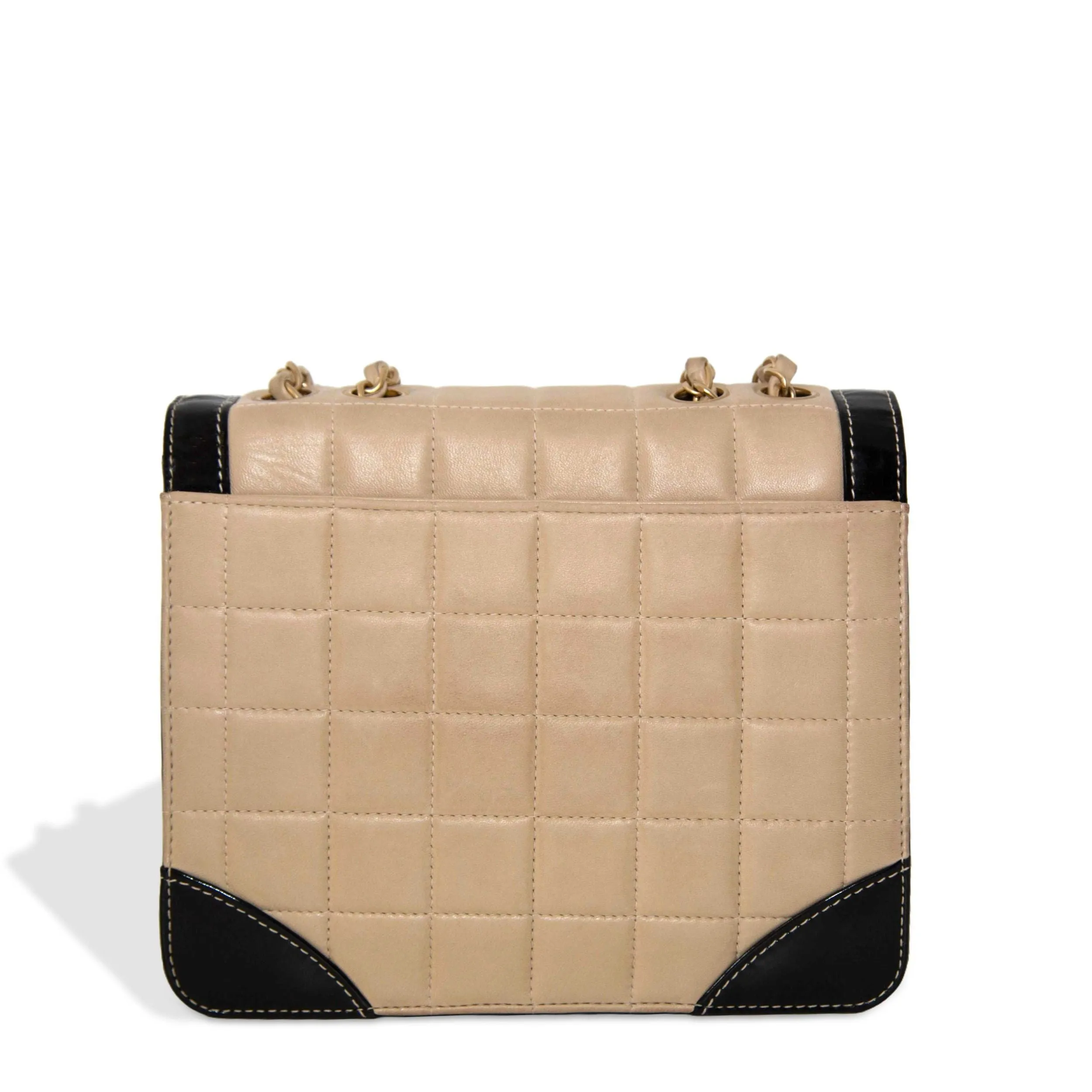 2000/02 Beige Leather Chocolate Bar Bag