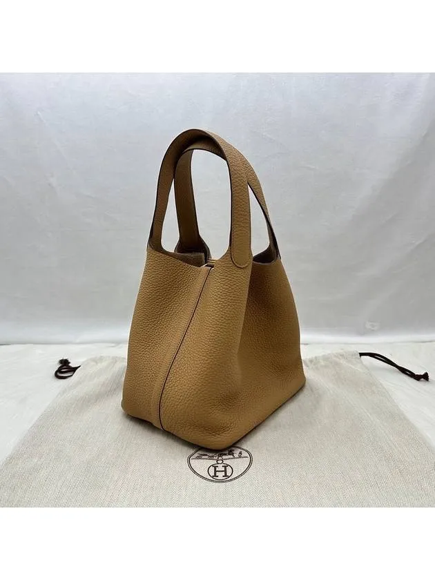 24 Years Women s Picotan 22 Epson Leather Tote Bag Gold Biscuit LUX246281