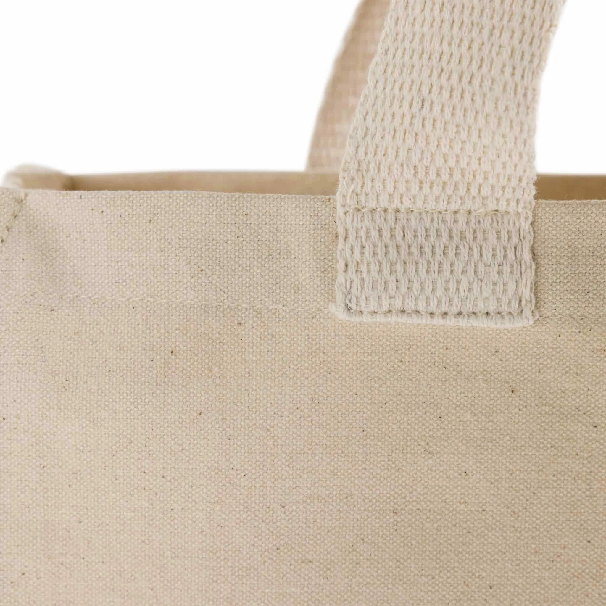 6 ct Recycled Heavy Canvas Tote with Full Gusset - By Bundle