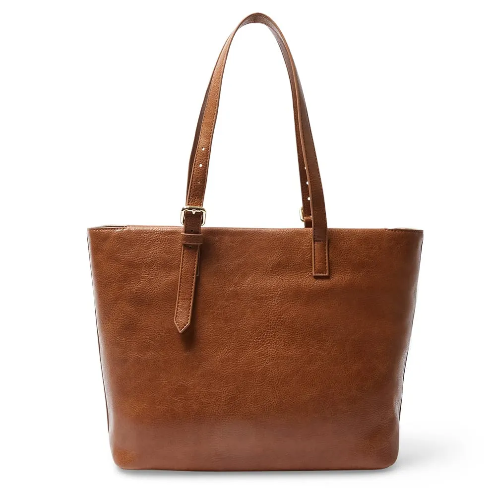 Aida Tote in Tan