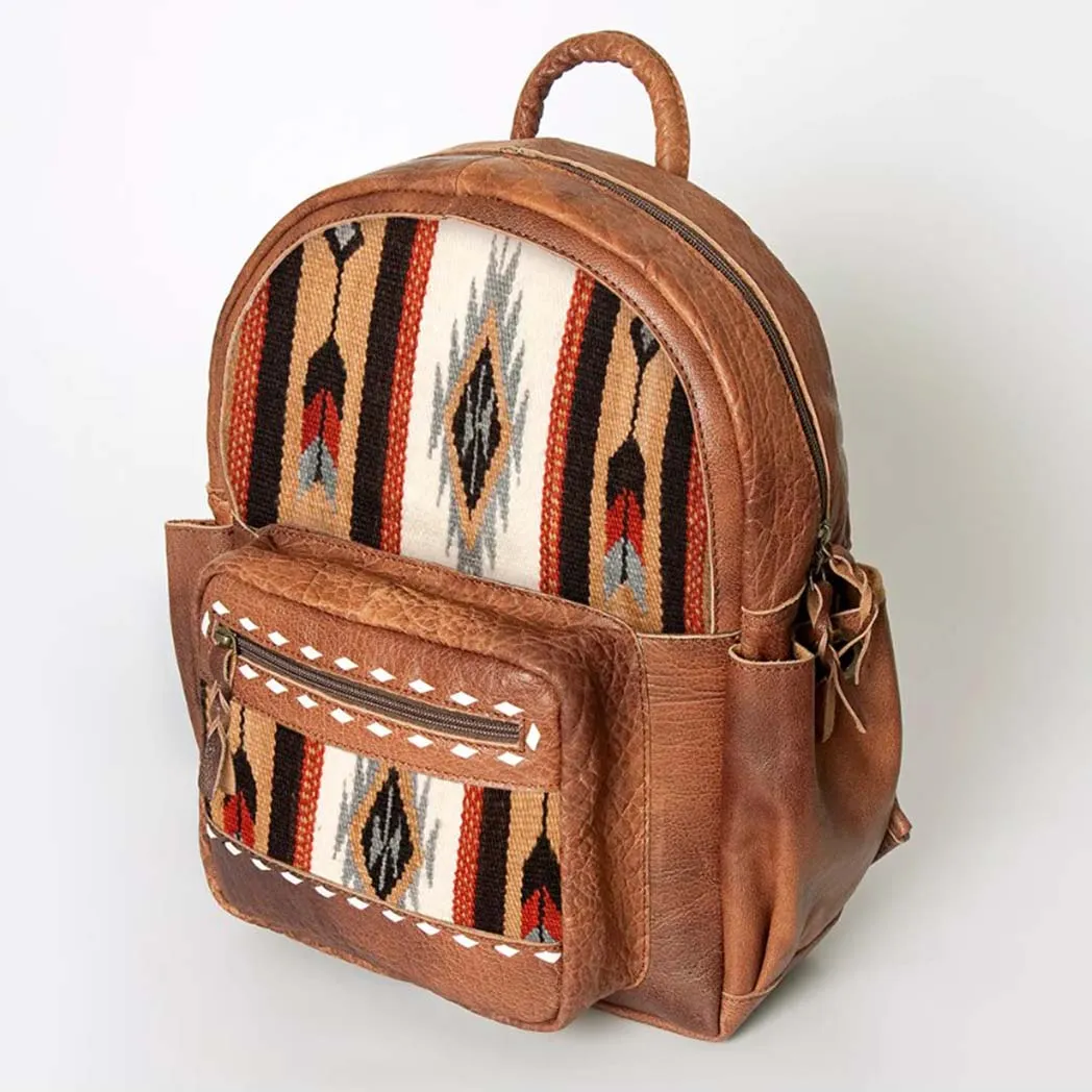 American Darling Aztec Leather Backpack