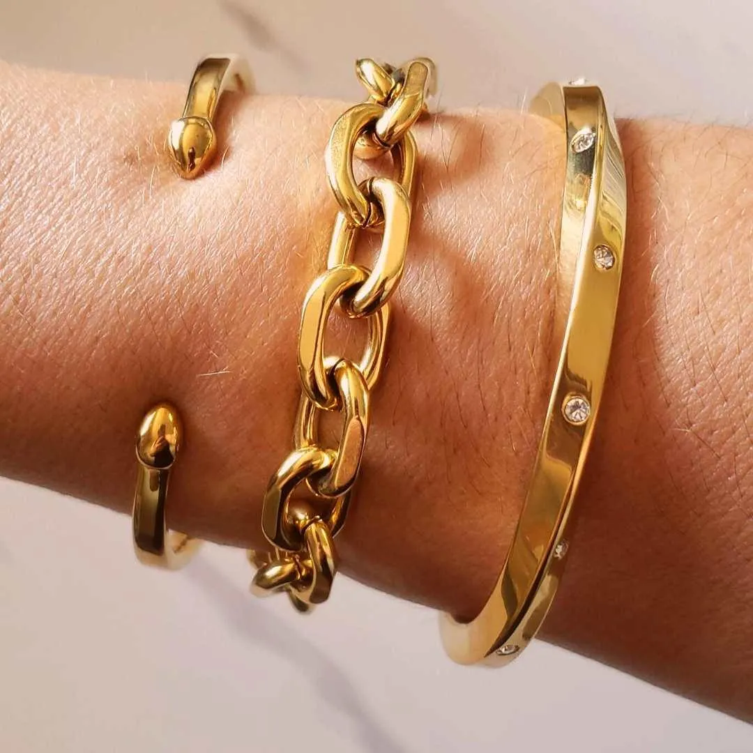 Anna Chunky Chain Bracelet