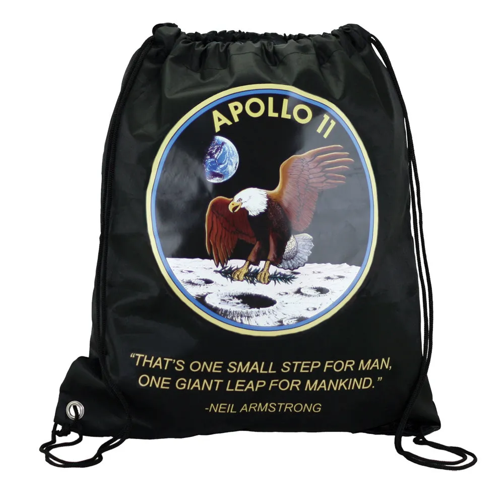 Apollo 11 Drawstring Backpack