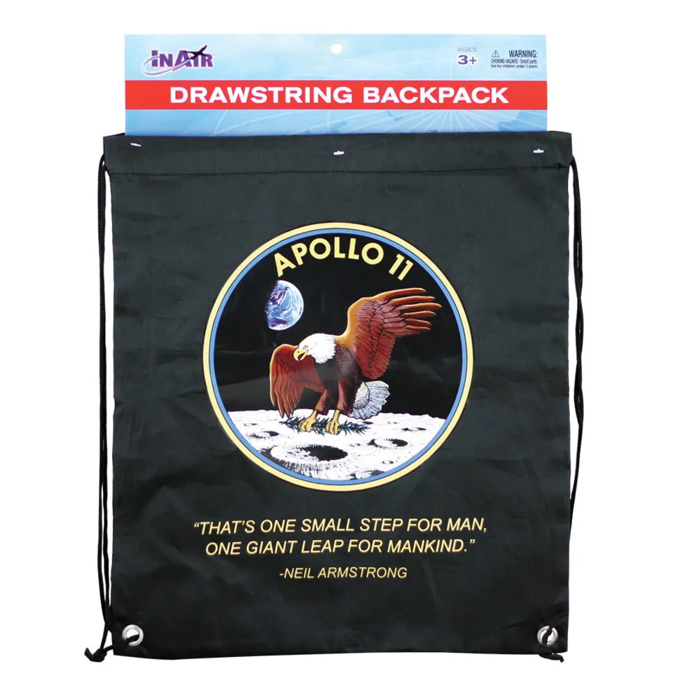 Apollo 11 Drawstring Backpack