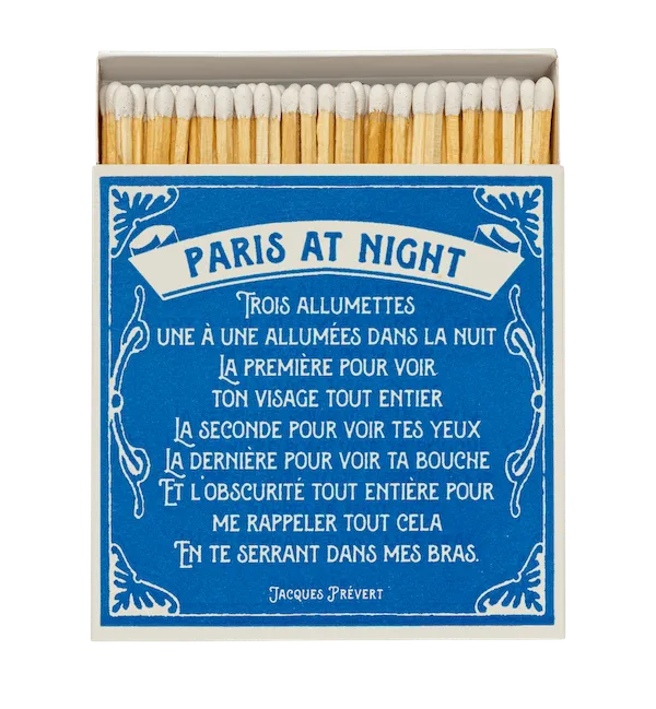 Archivist Paris at Night Matches