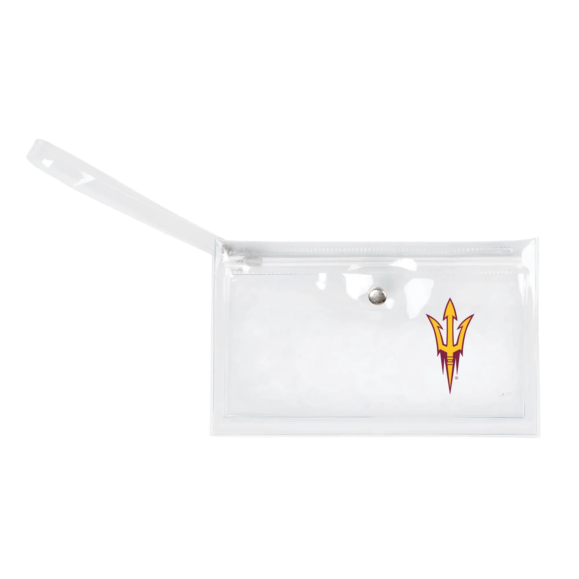 Arizona State University Clear Ticket Wristlet