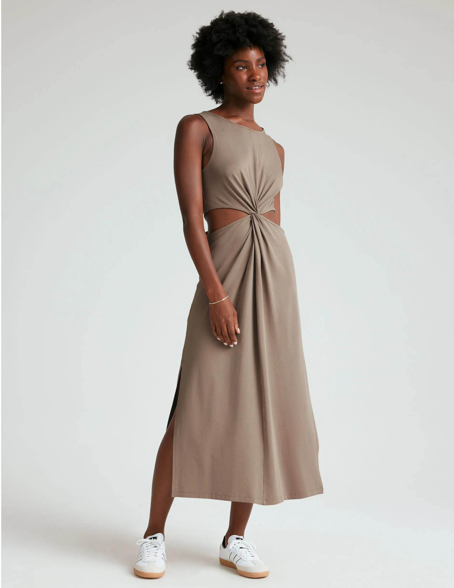 Around The World Front Twist Dress