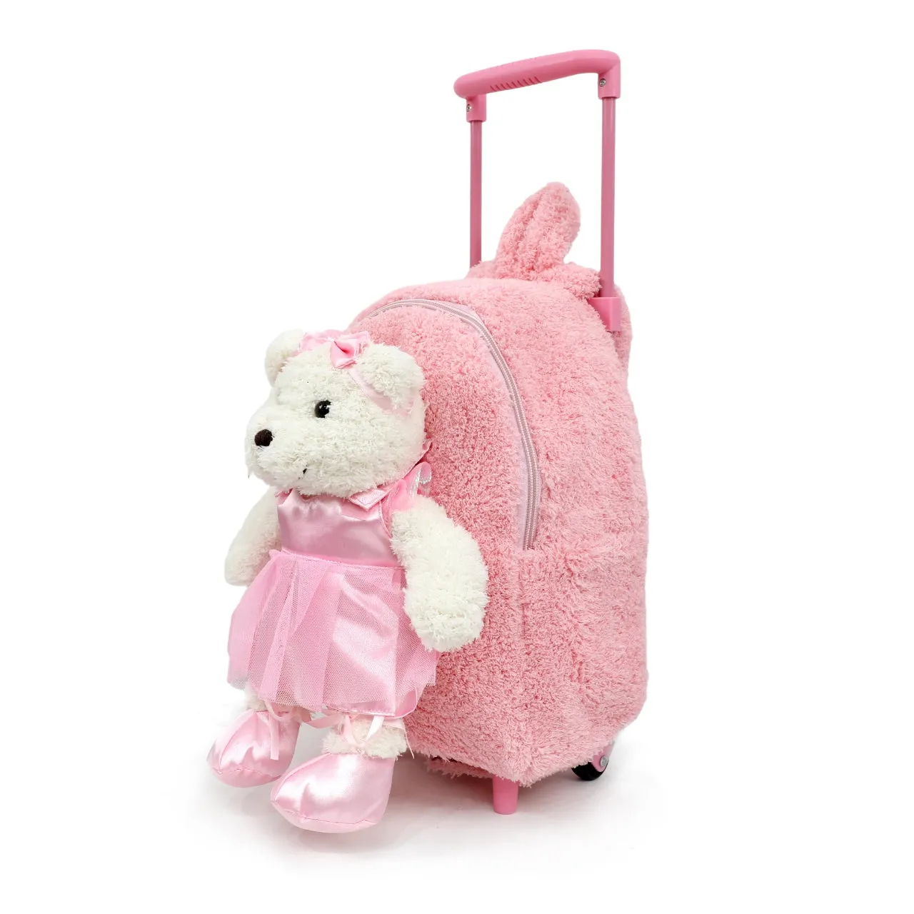 Ballet Bear Rolling Backpack