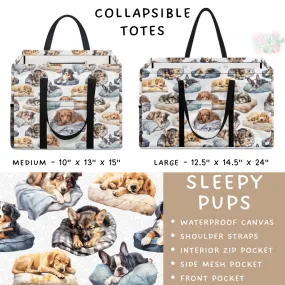 Batch #240 - Collapsible Totes - Closes 11/20 - ETA mid Jan - Sleepy Pups Collapsible Totes