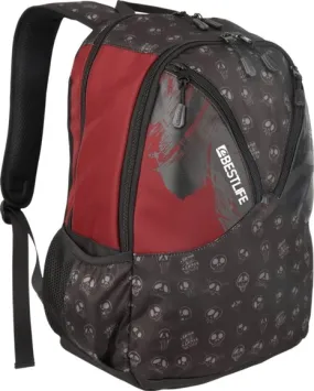 Bestlife Campus Skulls Laptop Backpack for 15,6" | Black