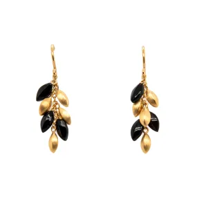 Bliss Short Bunch Earrings 24K Gold Vermeil