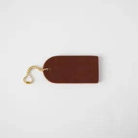 Brown Mini Leather Tag