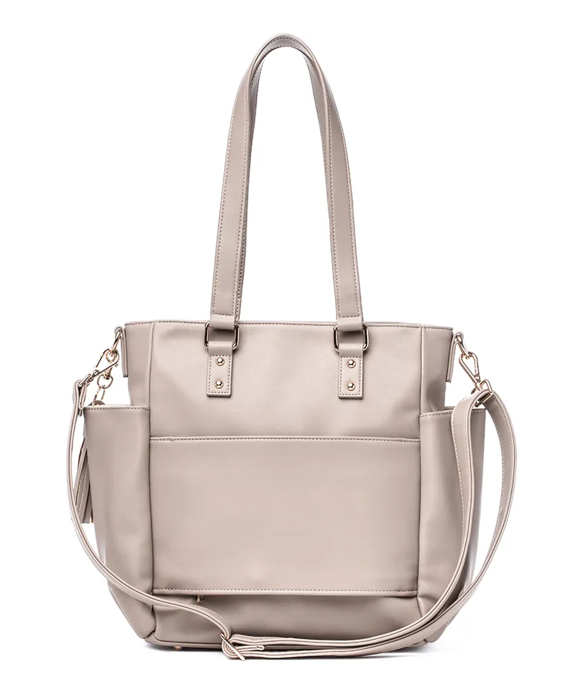 Carina Tote Bag - Taupe - [OUTLET FINAL SALE]