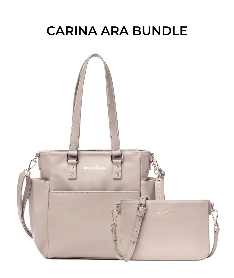 Carina Tote Bag - Taupe - [OUTLET FINAL SALE]