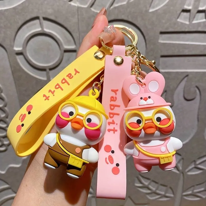 Cartoon Theme Duck Keychain.