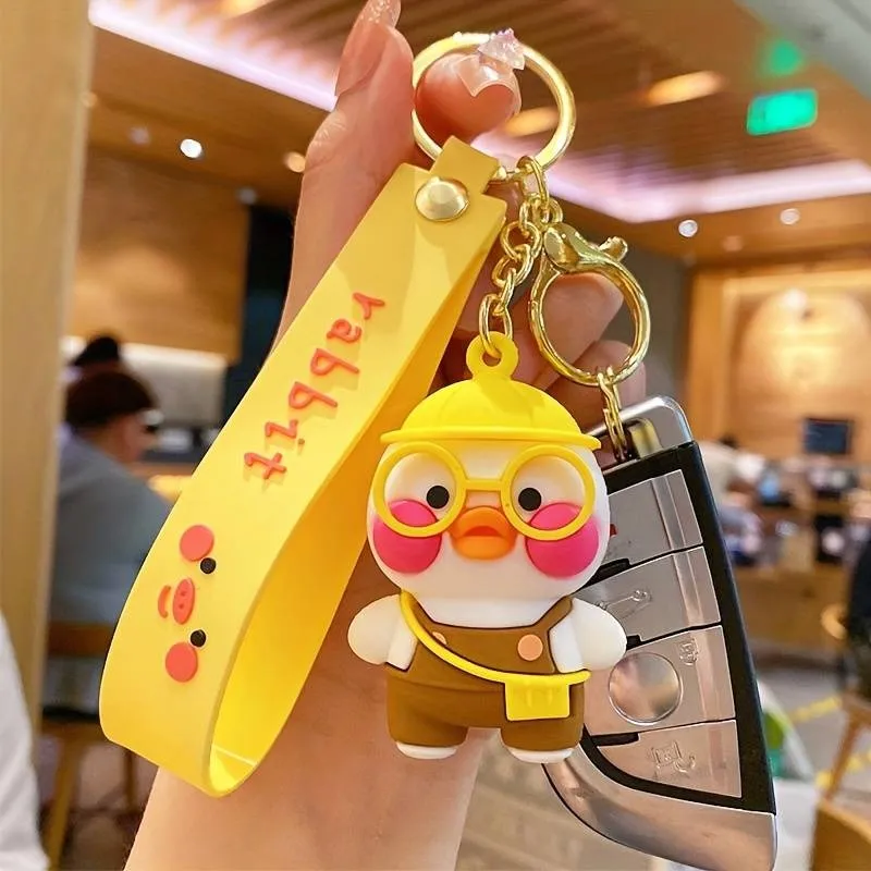 Cartoon Theme Duck Keychain.