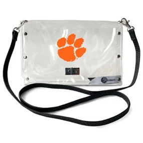 Clemson University Clear Envelope Purse