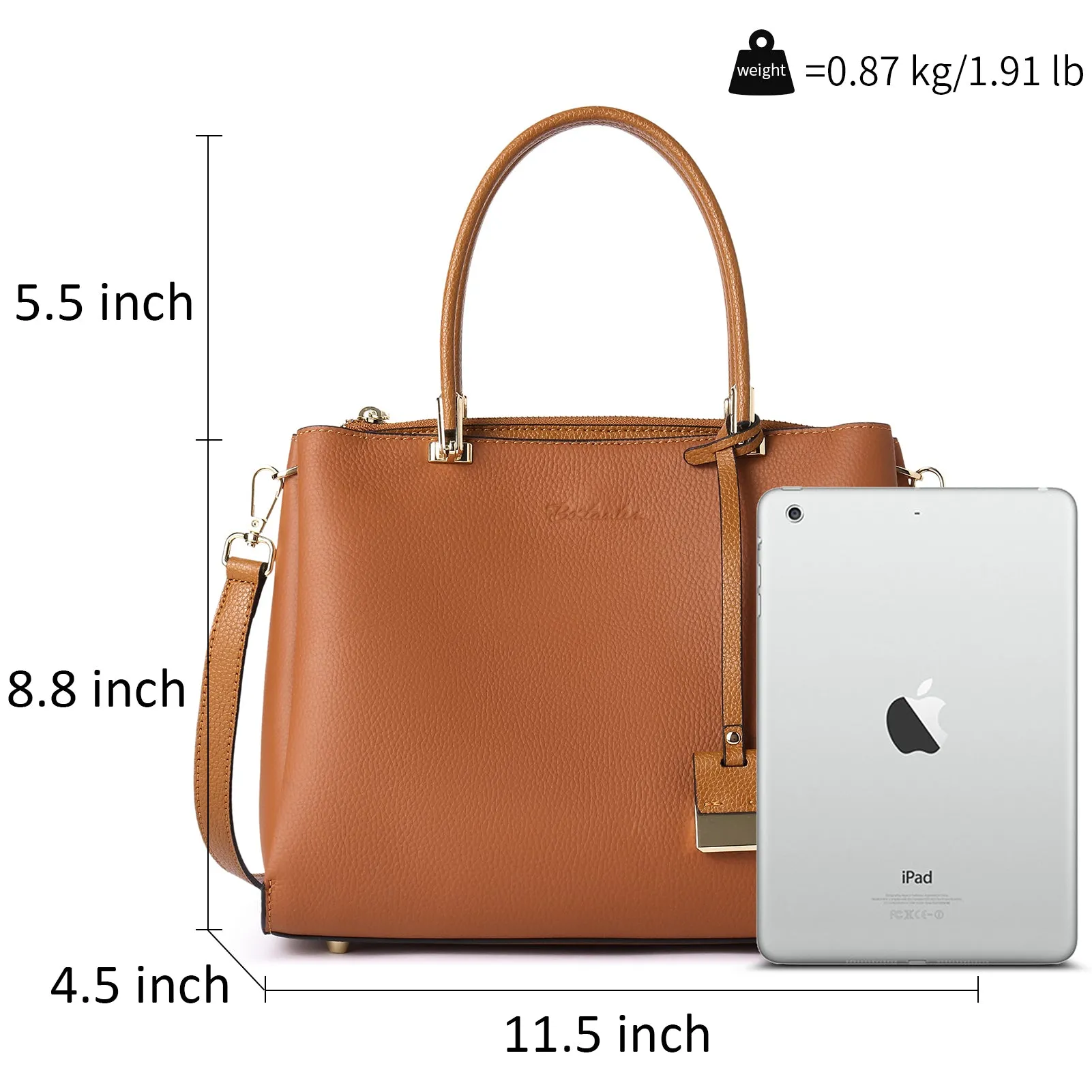 Cruze Designer Soft Leather Handbag: Timeless Style