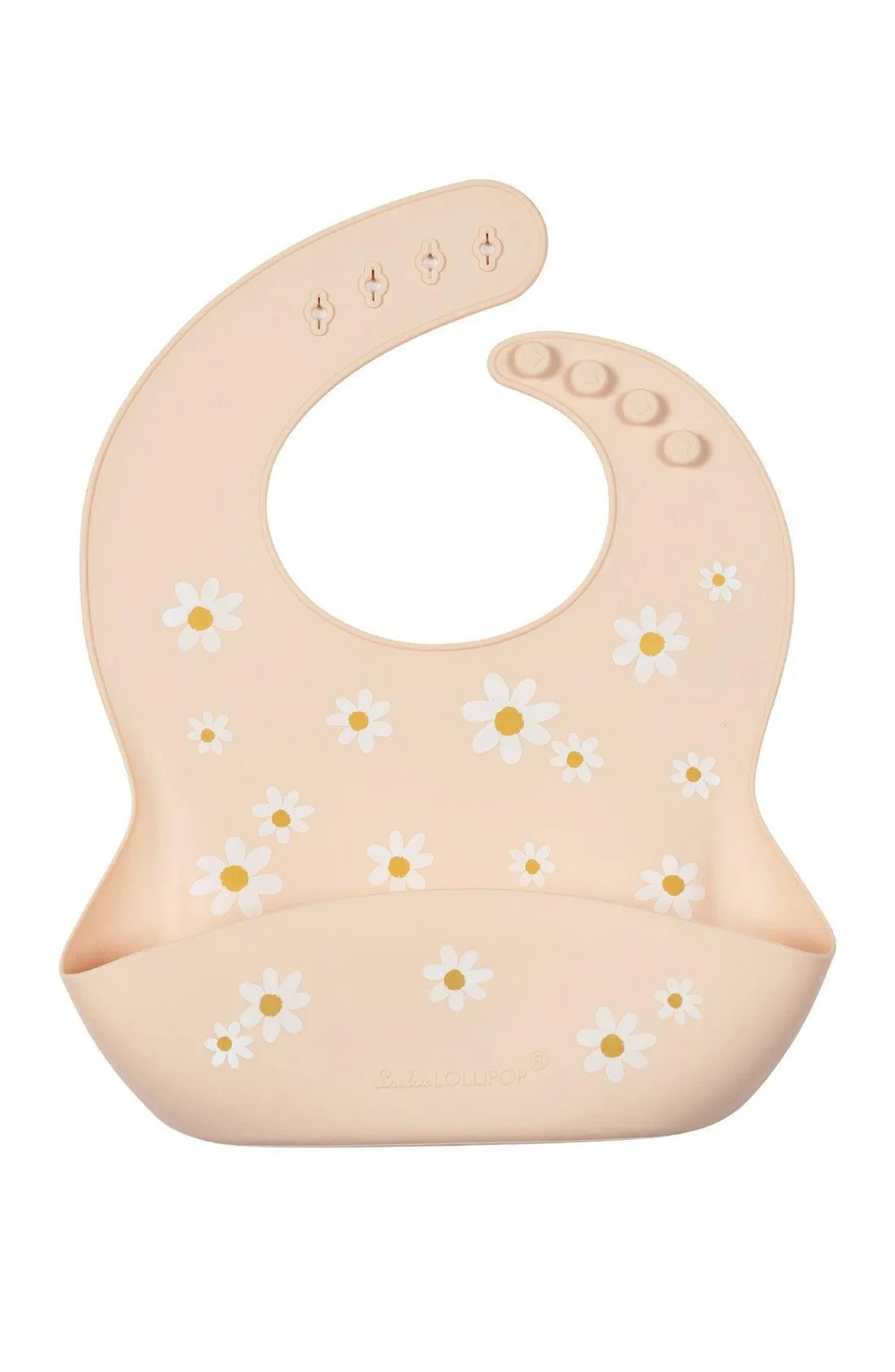 Daisy Oat Silicone Bib