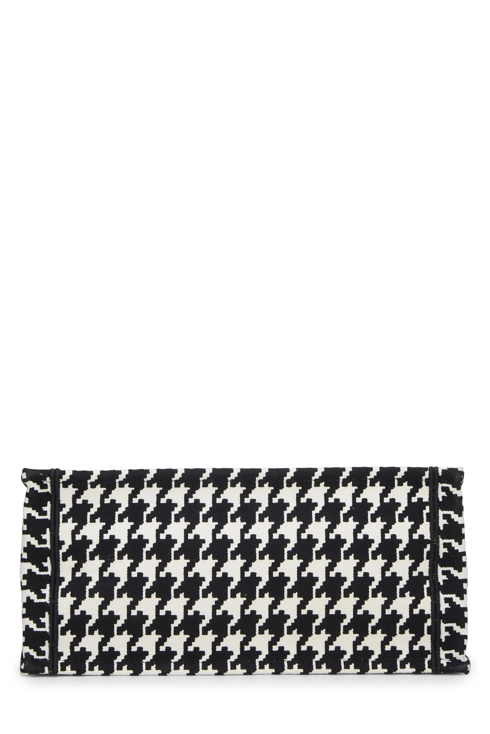 Dior,  Black & White Houndstooth Book Tote Medium, Multi