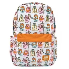 Disney Star Wars Pastel Ewok All-Over-Print Nylon Backpack