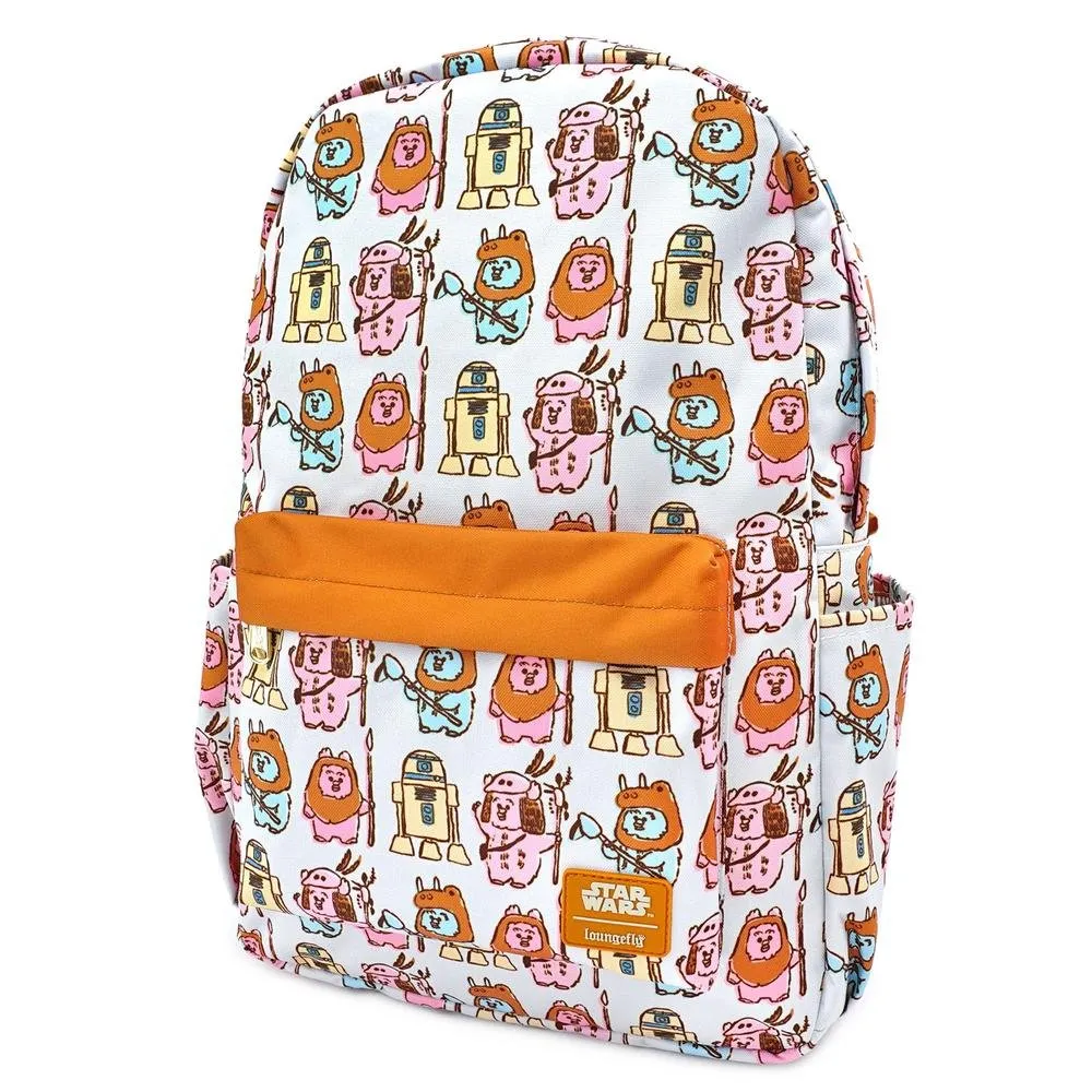 Disney Star Wars Pastel Ewok All-Over-Print Nylon Backpack