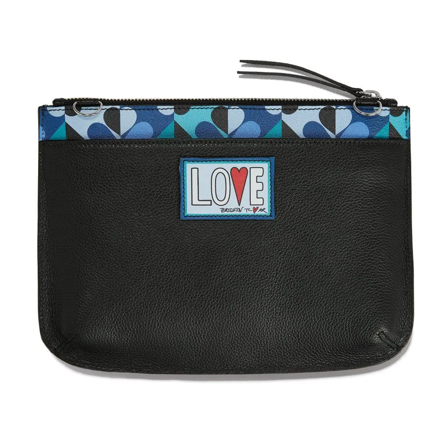 Fashionista Moody Blue Pouch