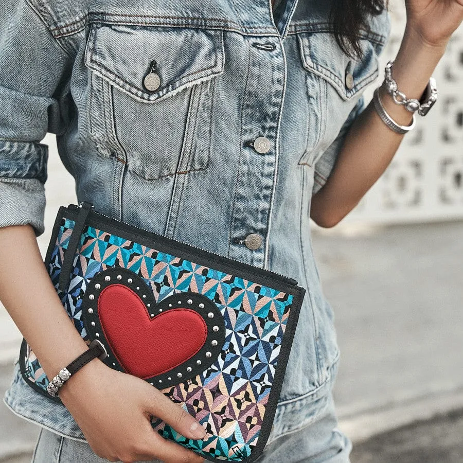 Fashionista Moody Blue Pouch