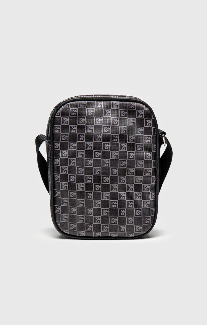 Grey iD Clone Vertical Shoulder Bag