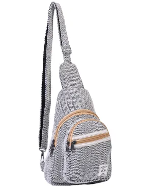 Hippie Boho Cotton Bohemian Crossbody Sling Bag Backpack