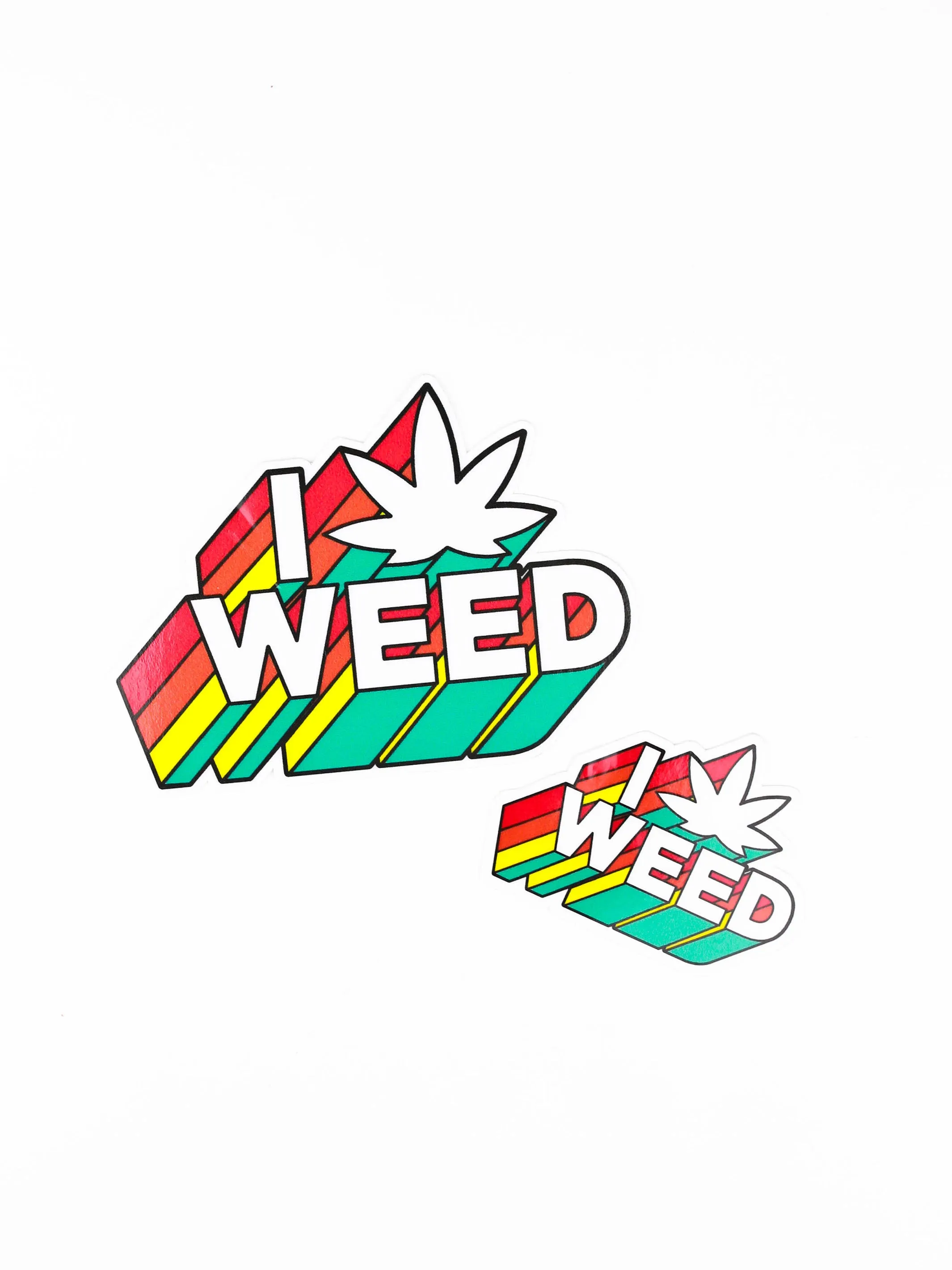 I Heart Weed Sticker