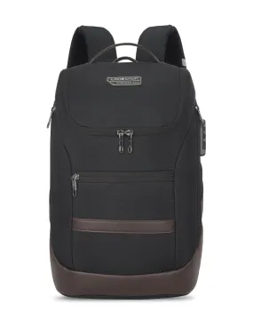 Lavie Sport Emperor 24L Anti-theft Laptop Backpack For Men & Women |Boys & Girls Black/Choco