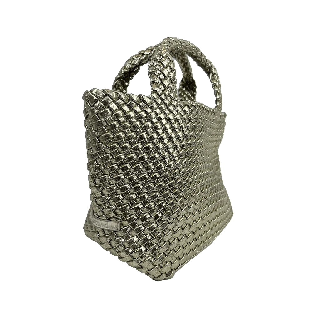 Lexi Metallic Woven Tote