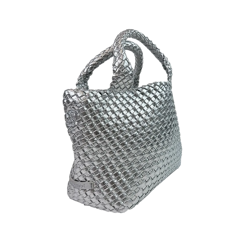 Lexi Metallic Woven Tote