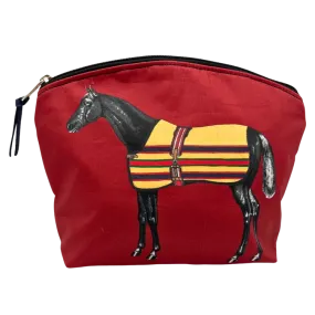 Lilly Horse Oversized Cosmetic Bag