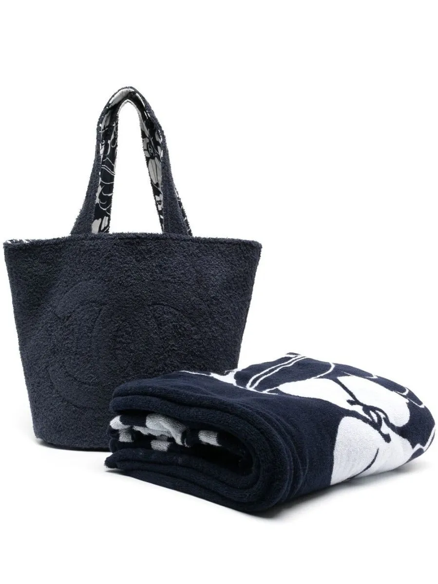 Logo Stitch Beach Tote Set