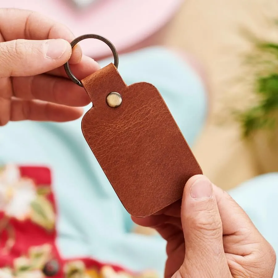 Luxury Leather Key Ring