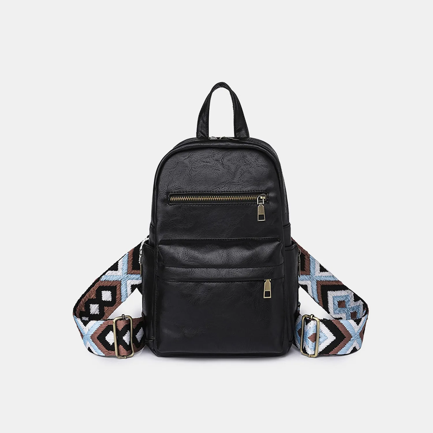 Modern Luxurious Vegan Leather Elevates Backpack