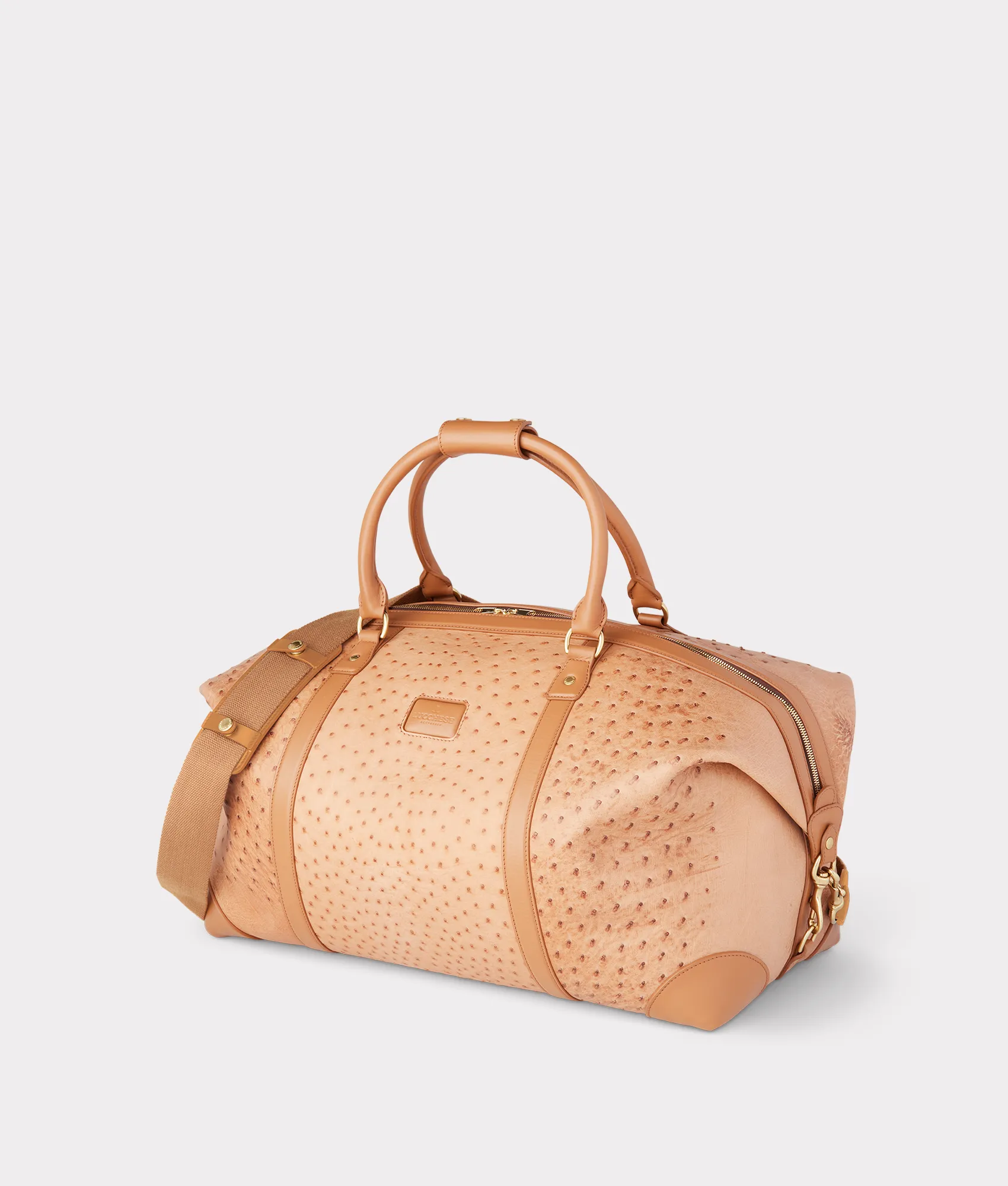 Ostrich Duffle - Large :: Cognac