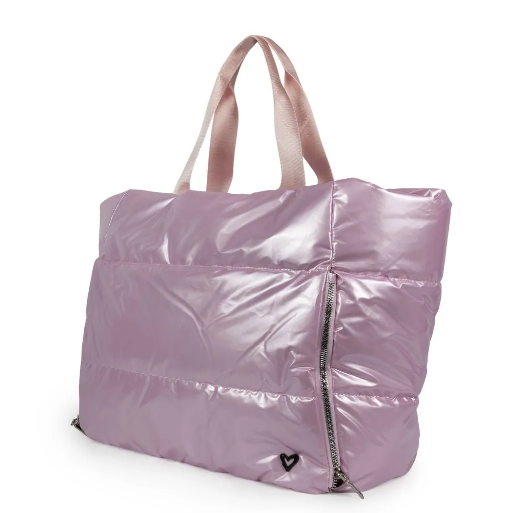 Panorama Puffer Large Tote - Soft Pink