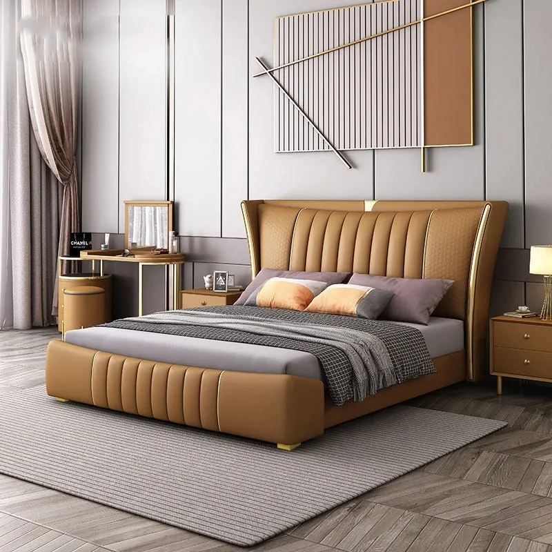 Relexo Luxury Upholstered Bed In Leatherette