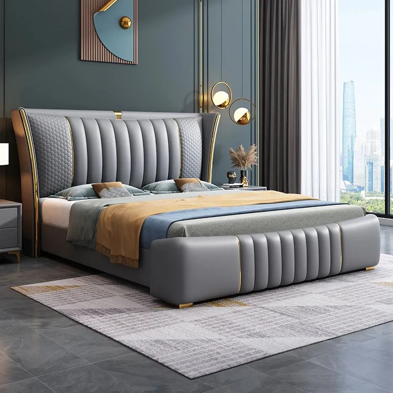 Relexo Luxury Upholstered Bed In Leatherette