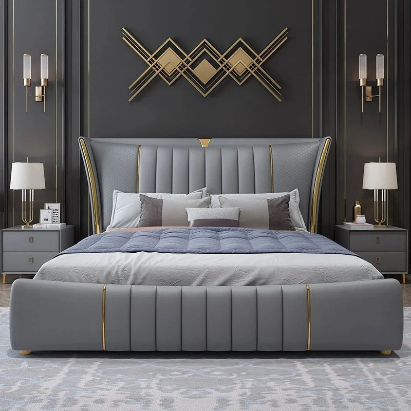 Relexo Luxury Upholstered Bed In Leatherette