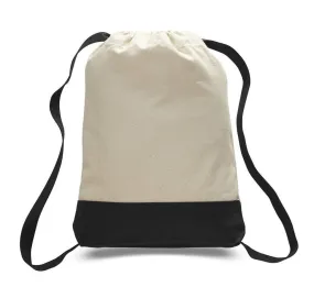 SET OF (( 24 )) TWO TONE CANVAS SPORT BACKPACKS