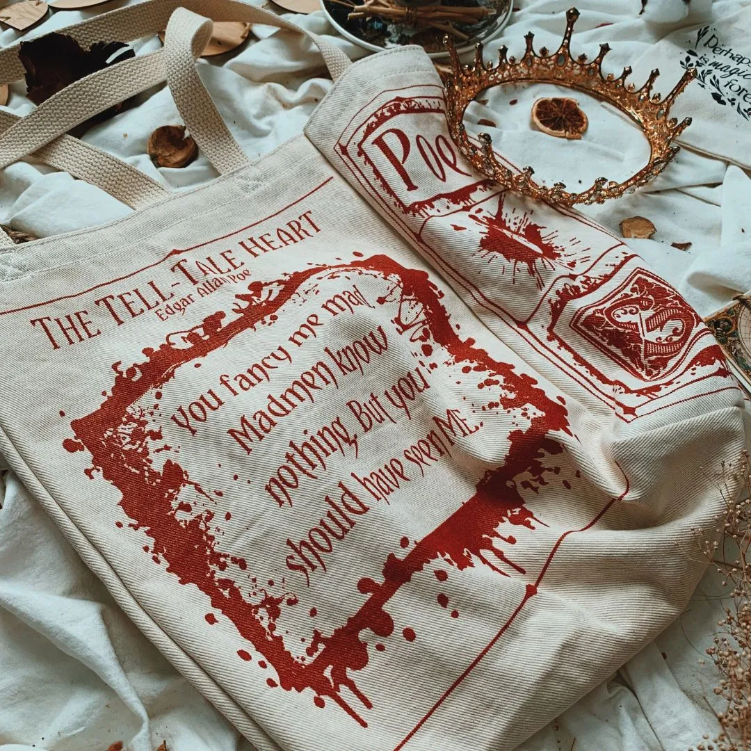 The Tell-Tale Heart Book Tote